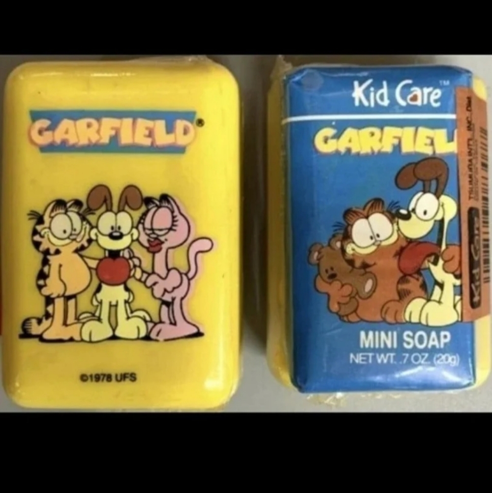 Rare Vintage 1978/1980s Garfield Soap and Soap Holder New (Sealed)